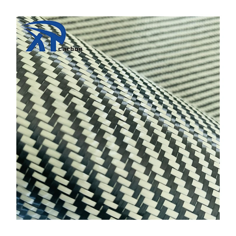 Kevlar Carbon Fabric Roll Stabproof Carbon Kevlars Aramid Hybrid Kevlers Fabric Product Cloth for Sale