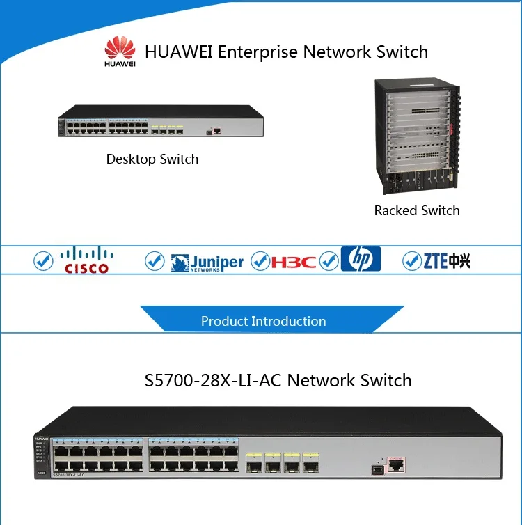 huawei poe switch with 24 10/100/1000Base-T Ethernet ports