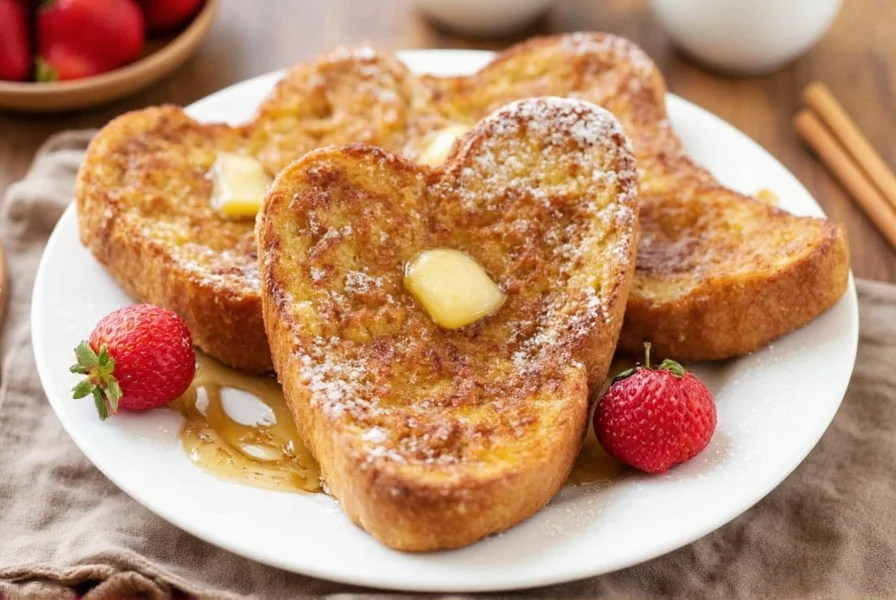 Perfectly golden cinnamon sugar french toast slices with melted butter drizzle and powdered sugar