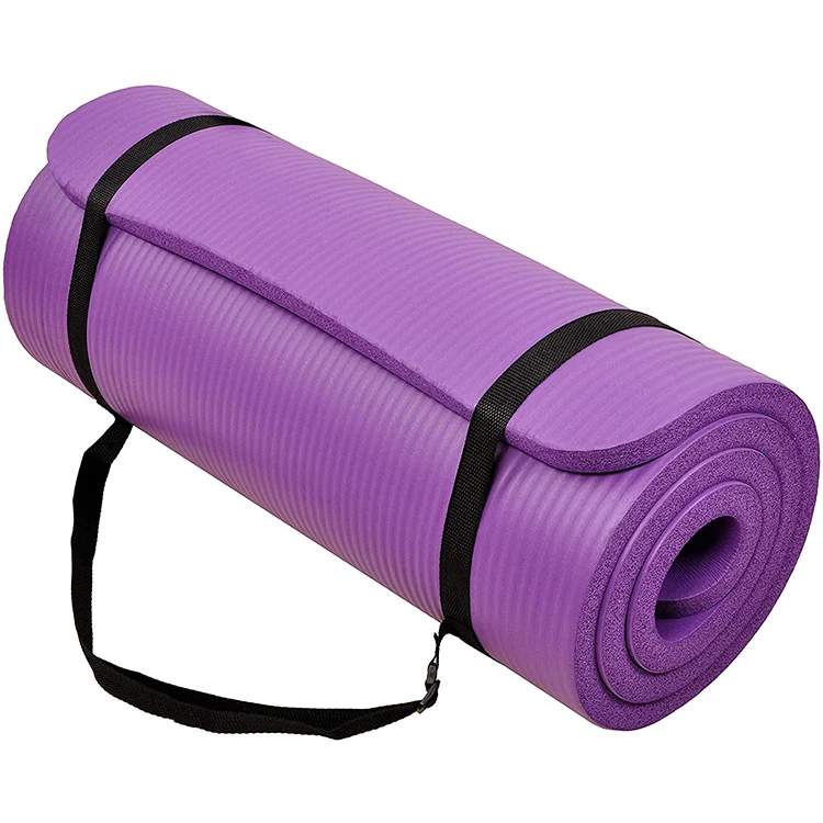 

Manufacturers can customize LOGO color body fitness equipment NBR yoga mats, 6 color