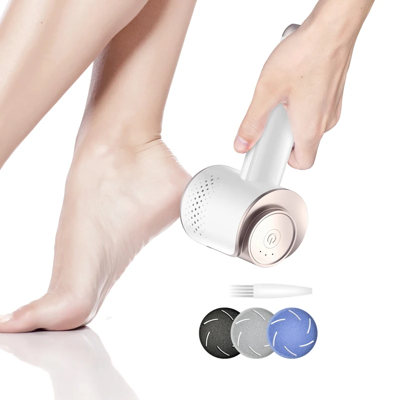 

Electric Callus Remover Machine Feet Removes Calluses And Foot Grinder 3 in 1 Electric Pedicure Foot Callus Gel Remover, White