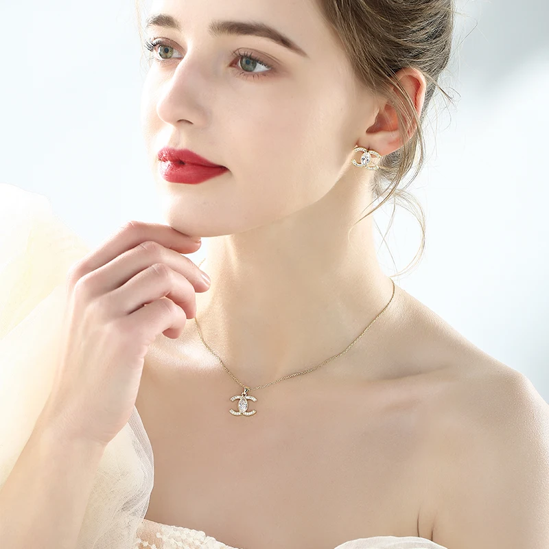 Wholesale Crystal Fashion Jewelry, Earring Bracelet Necklace Sets, Wedding Women Bridal Jewelry Sets