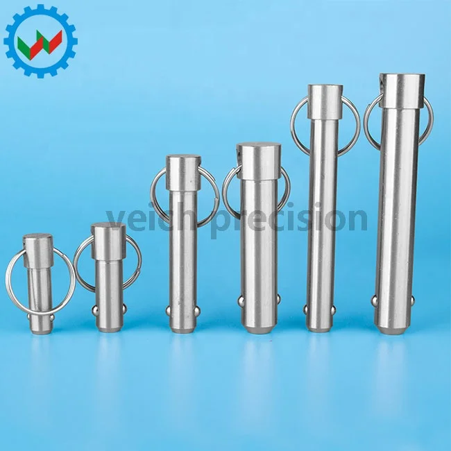 

Pull Ring Double Balls Ball Lock Pin Stainless Steel Quick Release Pins