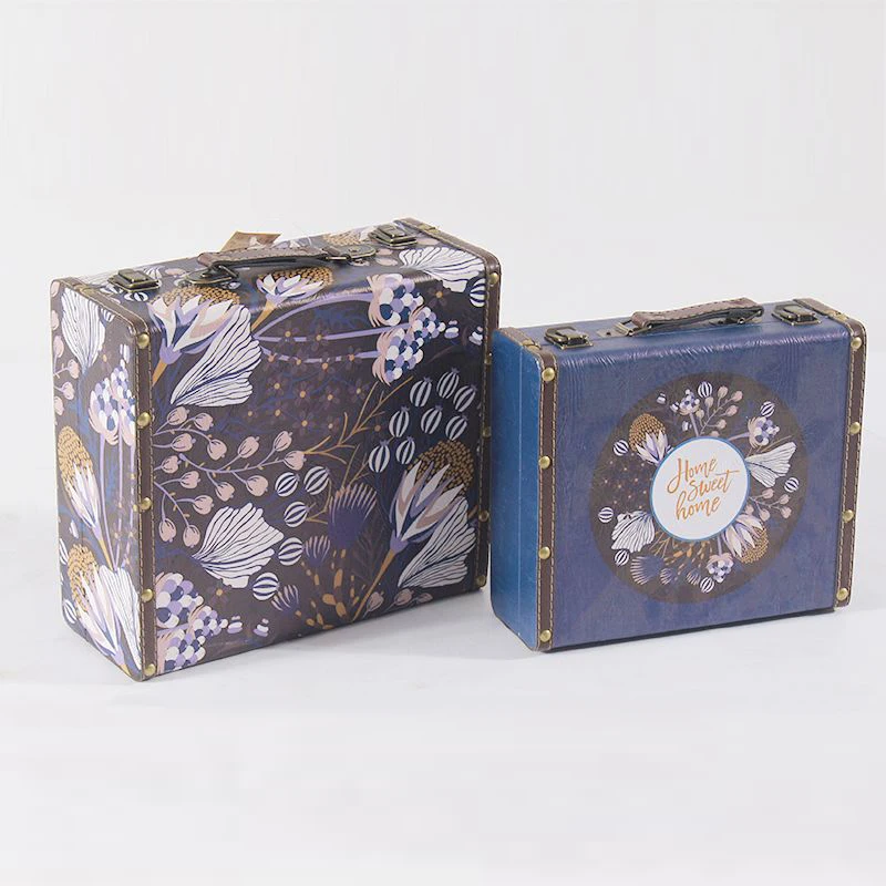 

Mayco Wholesale Retro Decorative 3 Piece Sets Wooden MDF Vintage Style Luggage Suitcase