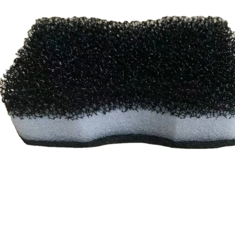 

Basic Organic Dish Sponge Kitchen Natural Black Dish Sponge Holder Dish Wash Scrub Pads, Orange