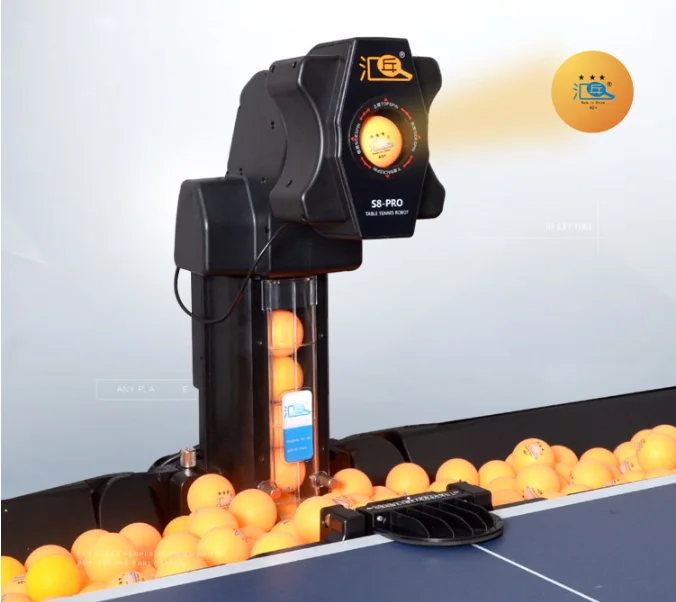 

HP S8-PRO Robot for table tennis serving machine Full-automatic programmable PING PONG trainer