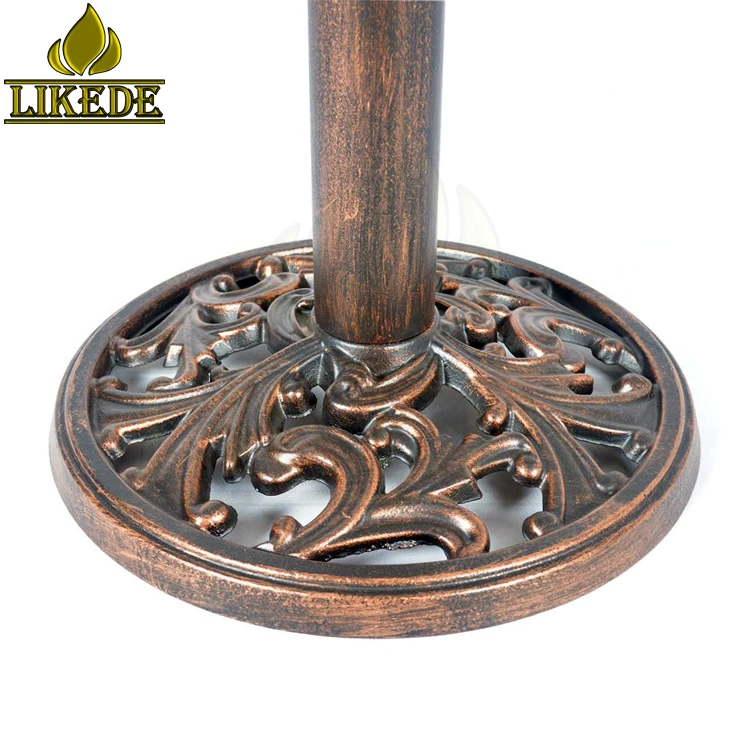 Cast Iron Base Round Table With Copper Finish Home Bar Melamine Table