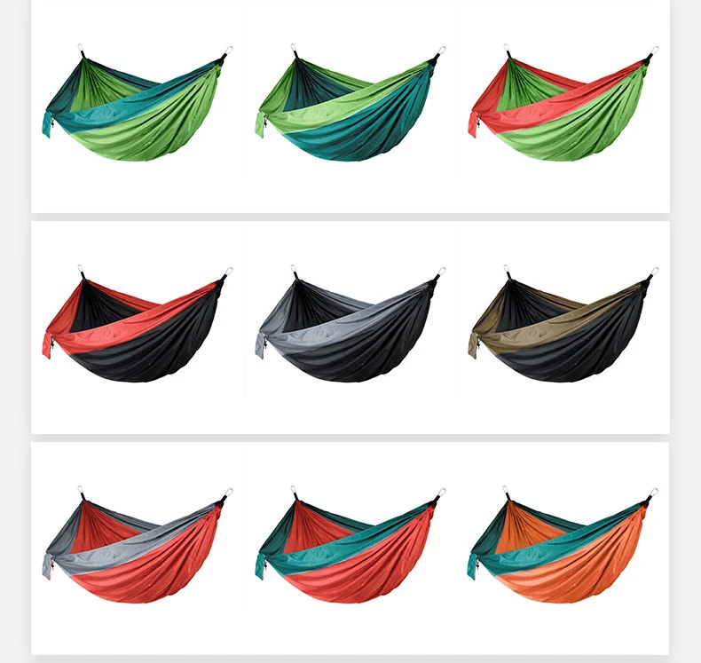 

LCFC High quality outdoor hammocks parachute Nylon backpacking hiking camping outdoor hammock, Multi colors