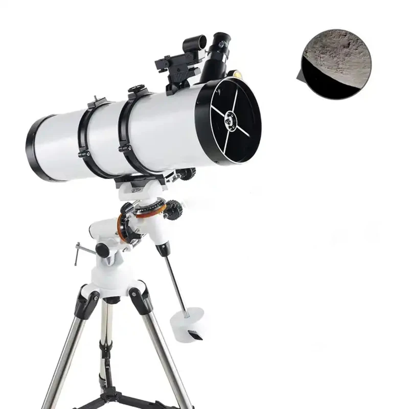 

LUXUN Astronomical Telescope 130EQ Newtonian Reflector Telescopes for Adults Professional Telescope with EQ Mount for Astronomy