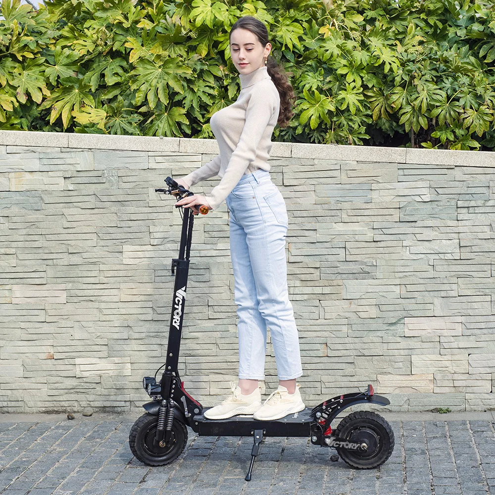 

"2021 Europe Warehouse Hot Selling Long Range 52V18Ah 2000W Aluminum Off Road Electric Scooter Adults With Seat "