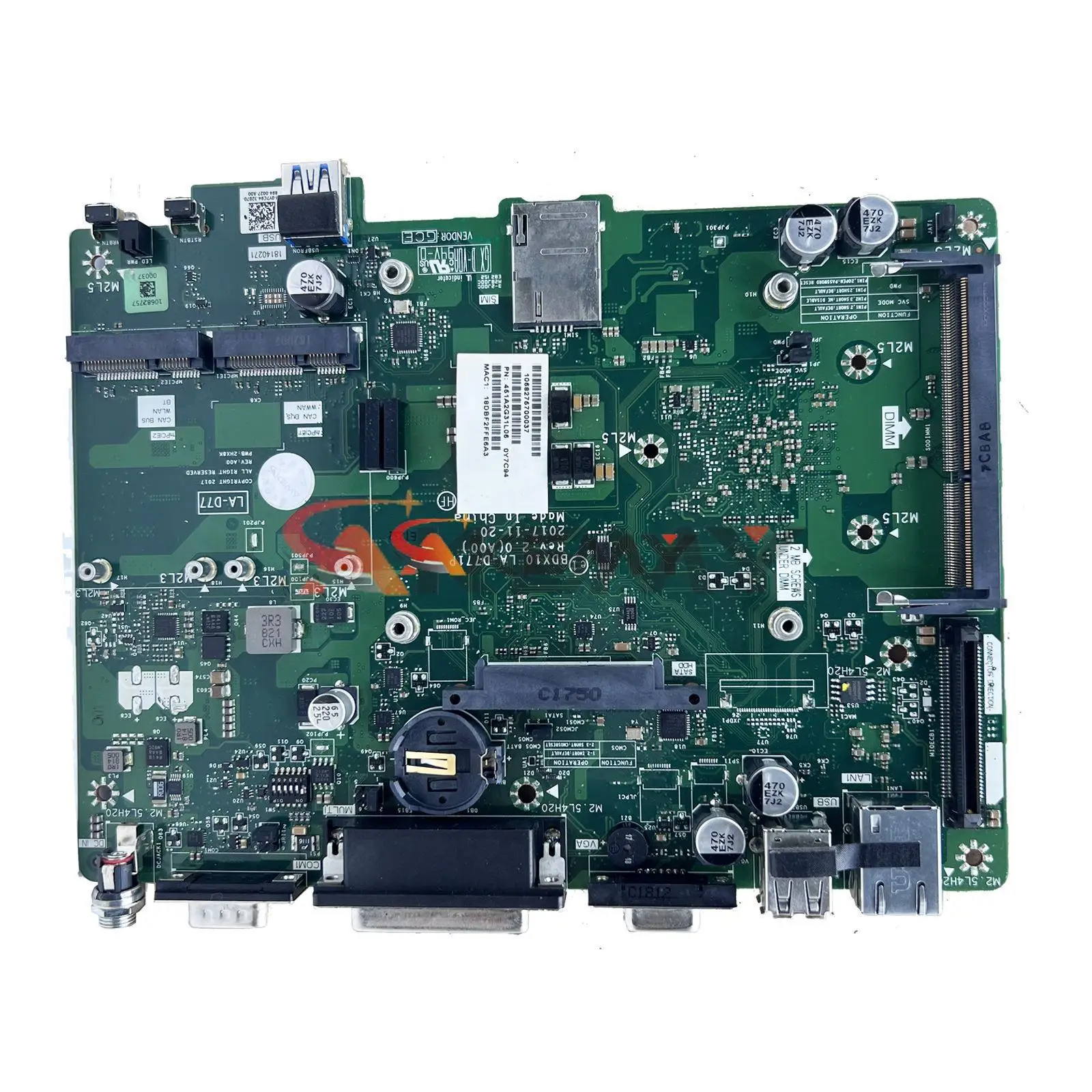 

LA-D771P For Dell BOX PC 3000 Desktop Motherboard CN-0DFN8R DFN8R DDR3 Mainboard 100% Tested Fully Work