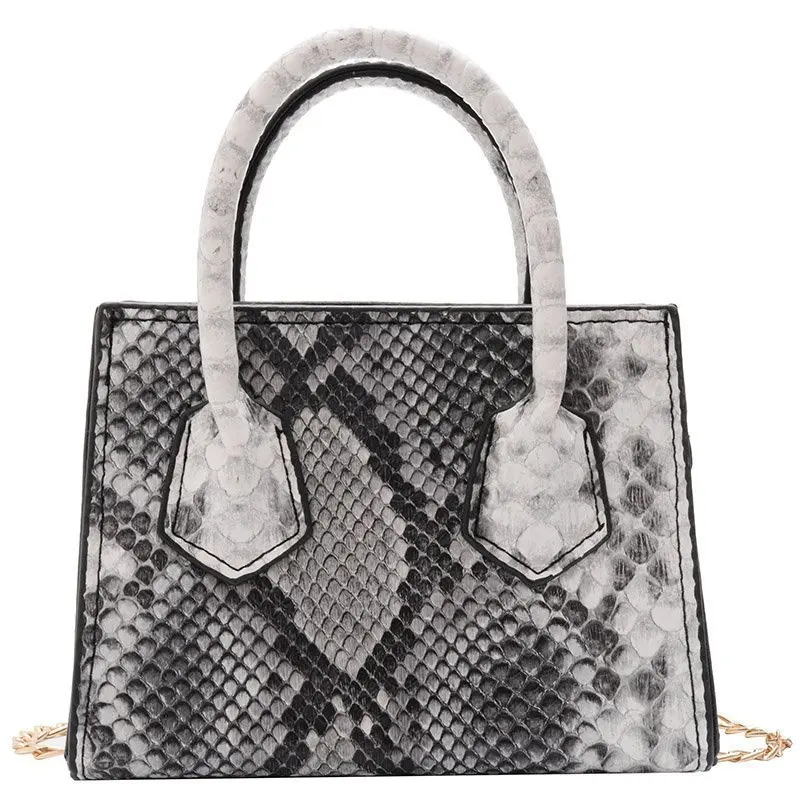 

Wholesale high quality snakeskin women's PU leather small crossbody korean style sling bags crossbody