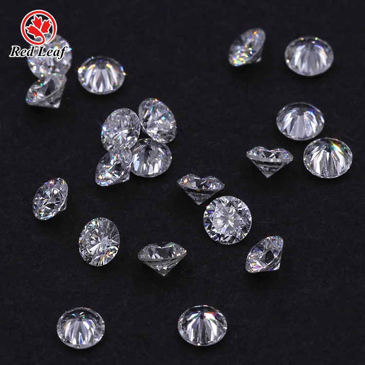 

Redleaf Jewelry DEF Color VS 2mm Round Diamond Cut HPHT Lab Grown CVD Diamond
