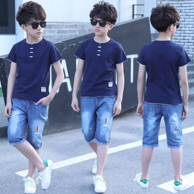 

2021 fashion new summer kids clothing set for boy