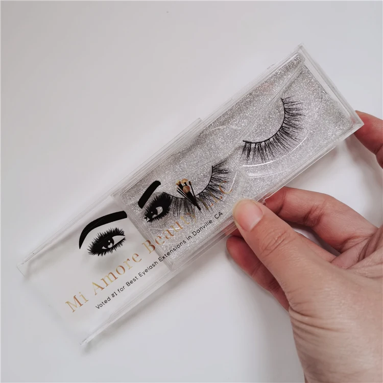 

3d full strip mink lashes 15mm - 20mm natural mink eyelash vendor customized boxes