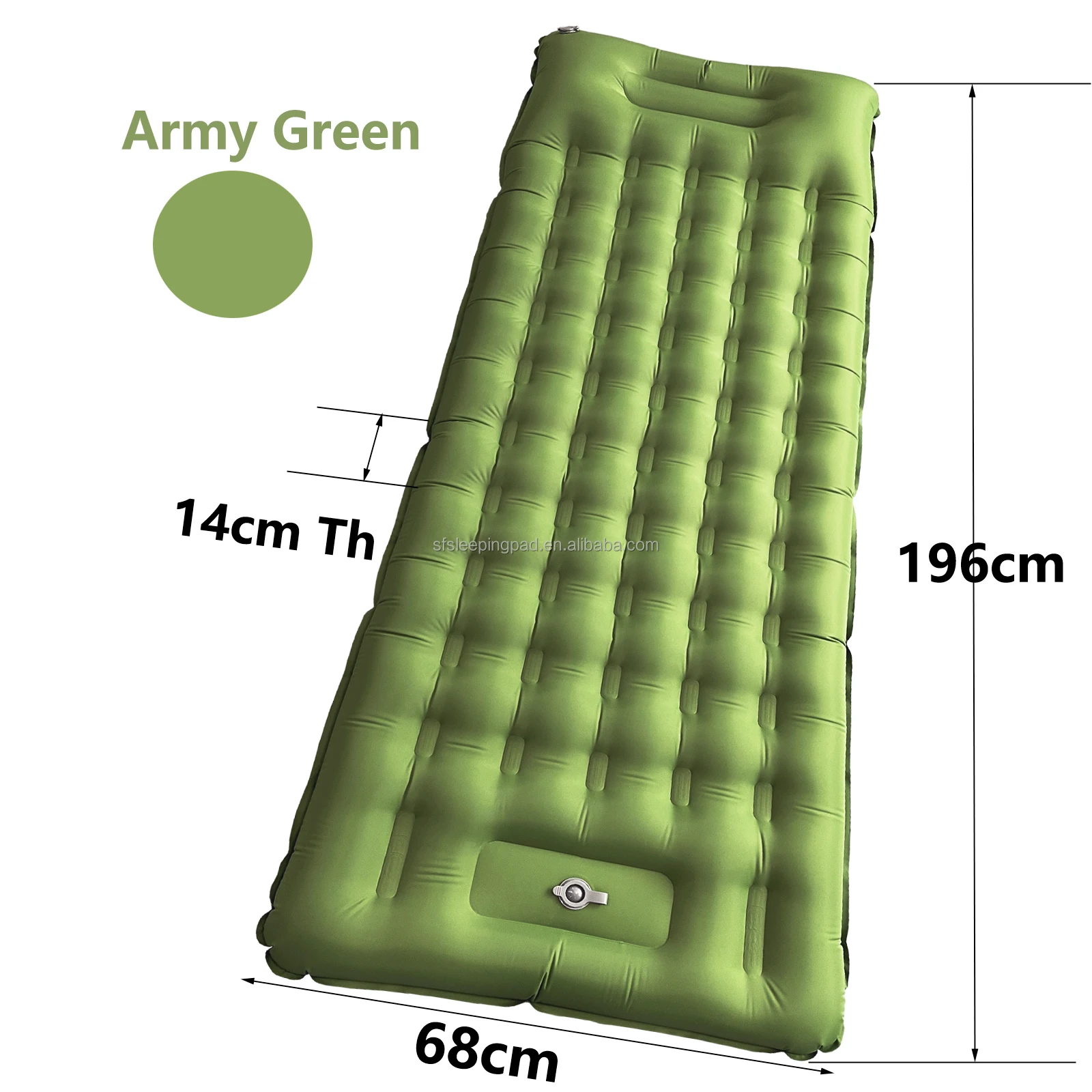 

Quick Self-inflating Deflation Inflatable Outdoor Sleeping Pad Mat Air Mattress Pad For Outdoor Sleeping, Multiple colour and accept customization