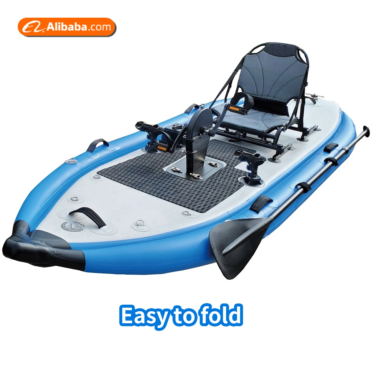 

Pedal Drive Lightweight 1-person Paddle Boats Kayak For Fishing Rowing 1 Seats Inflatable Kayak Water Sports 1 Piece, Multi colors for choices