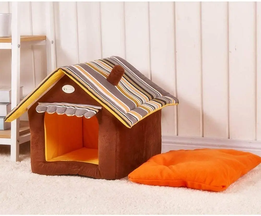 Little Live Houses For Dogs Indoor Cleaner Heated Dog Cat Plush Pet House Dog Tent