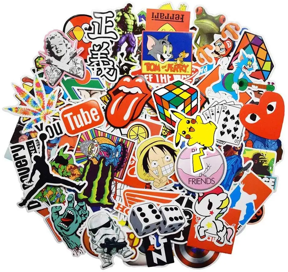 myway 不重复模切贴纸,贴纸模切,贴纸乙烯基