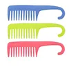 plastic wide tooth shower detangling comb with hook