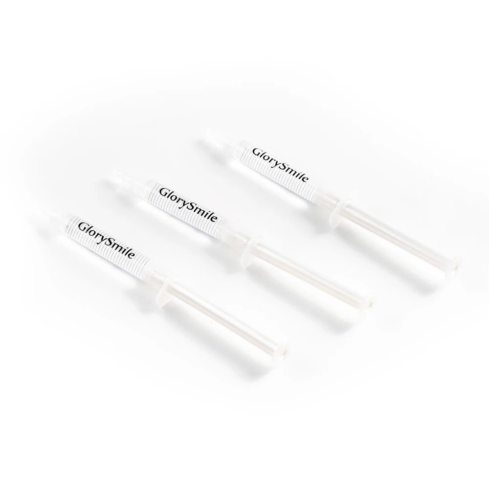 

ISO13485 CE 0.1%-35%HP, 0.1%-44%CP Non peroxide customize 5ml Teeth Whitening Gel syringe with private logo