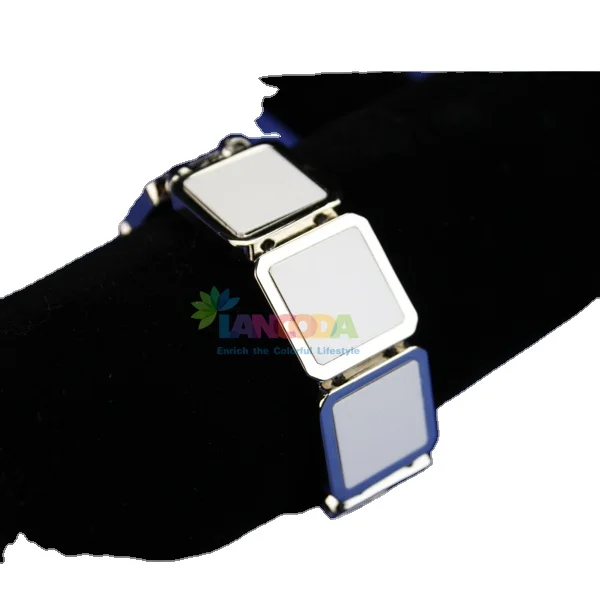 

DIY blanks 9 pieces sublimation diamond bracelet bangle jewelry