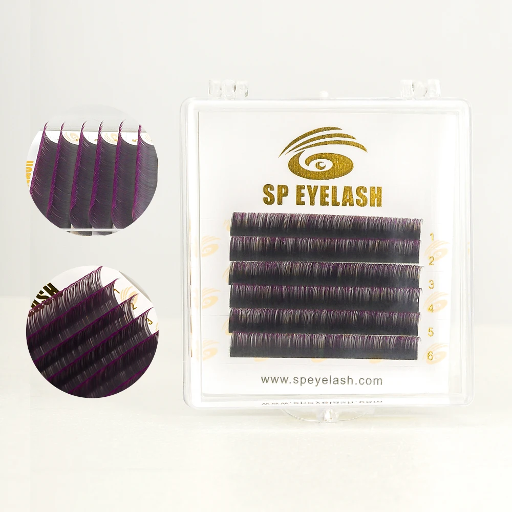 

Color Eyelash Extension Tray Private Label Colored Lashes Wholesale Vendor, Black