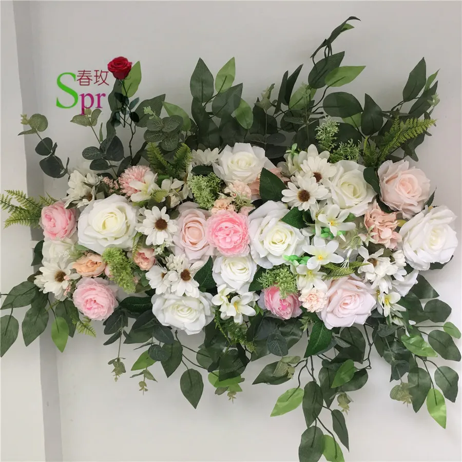 

SPR artificial flowers for arch wedding for home or wedding decoration flowers, Champagea mix white