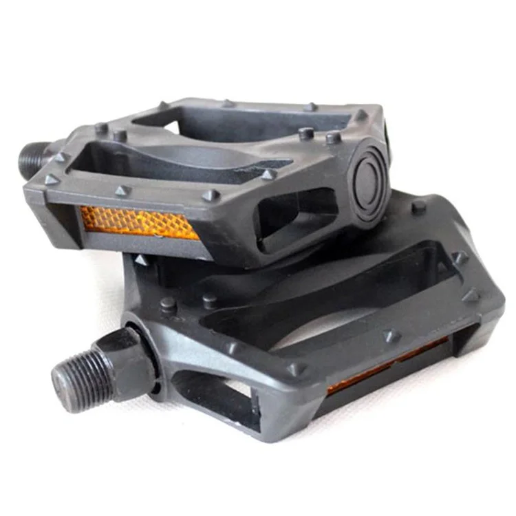 

MTB road bicycle pedal Bold axle mountain bike bicycle plastic pedal bicycle parts, Black
