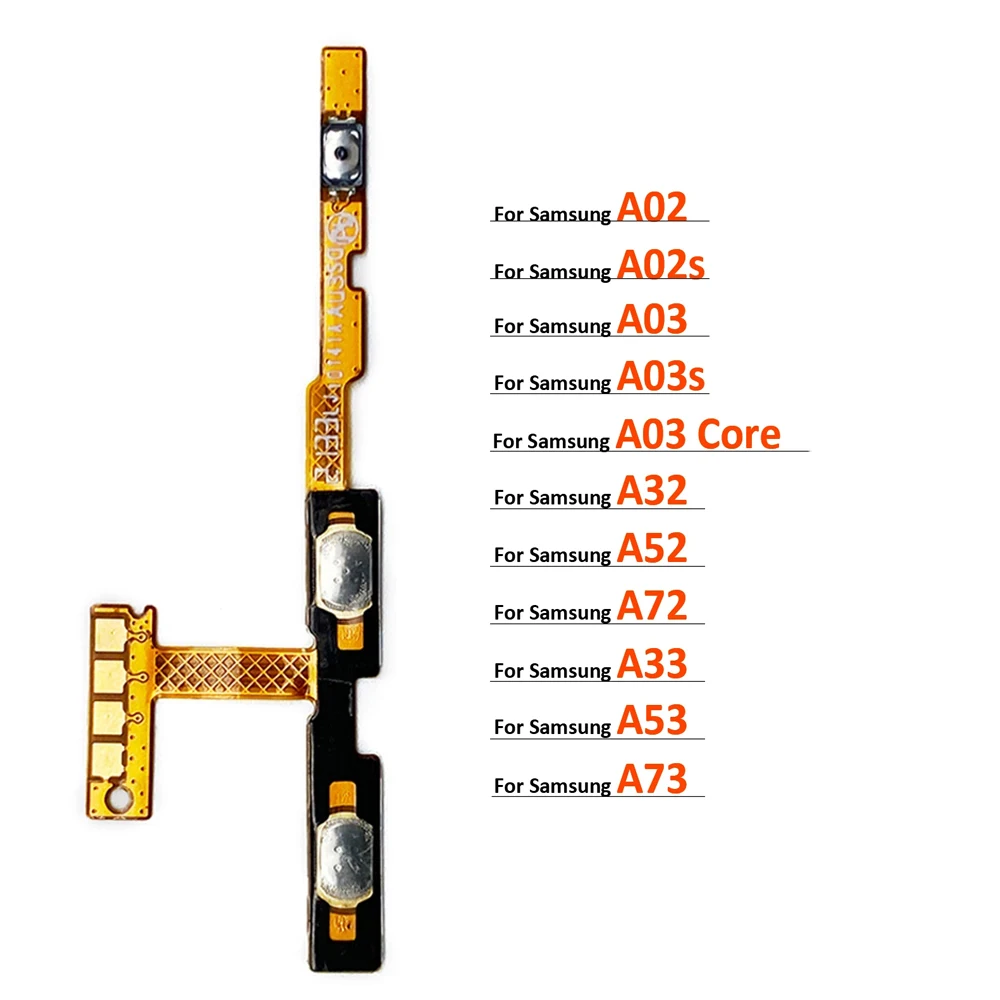 Volume Power ON OFF Switch Button Flex Cable For Samsung Galaxy A21 A22 A23 Power And Volume Flex For Samsung S20FE Repair Parts