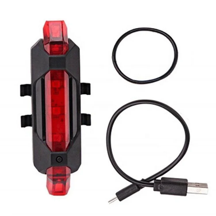 

IPX6 Road Mountain Bike Tail Light Flashlight Bicycle Light, Red/blue/white/red white /red blue/colorful