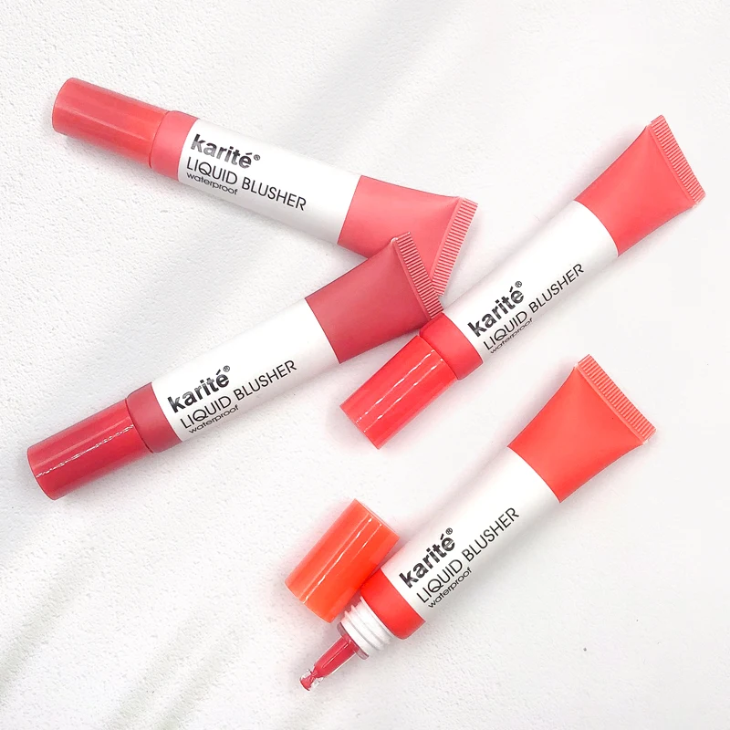 

Karite 4 Colors Makeup Face Rouge Make Up Repair Blush Rouge Beauty Product Blush Palette Liquid Blush