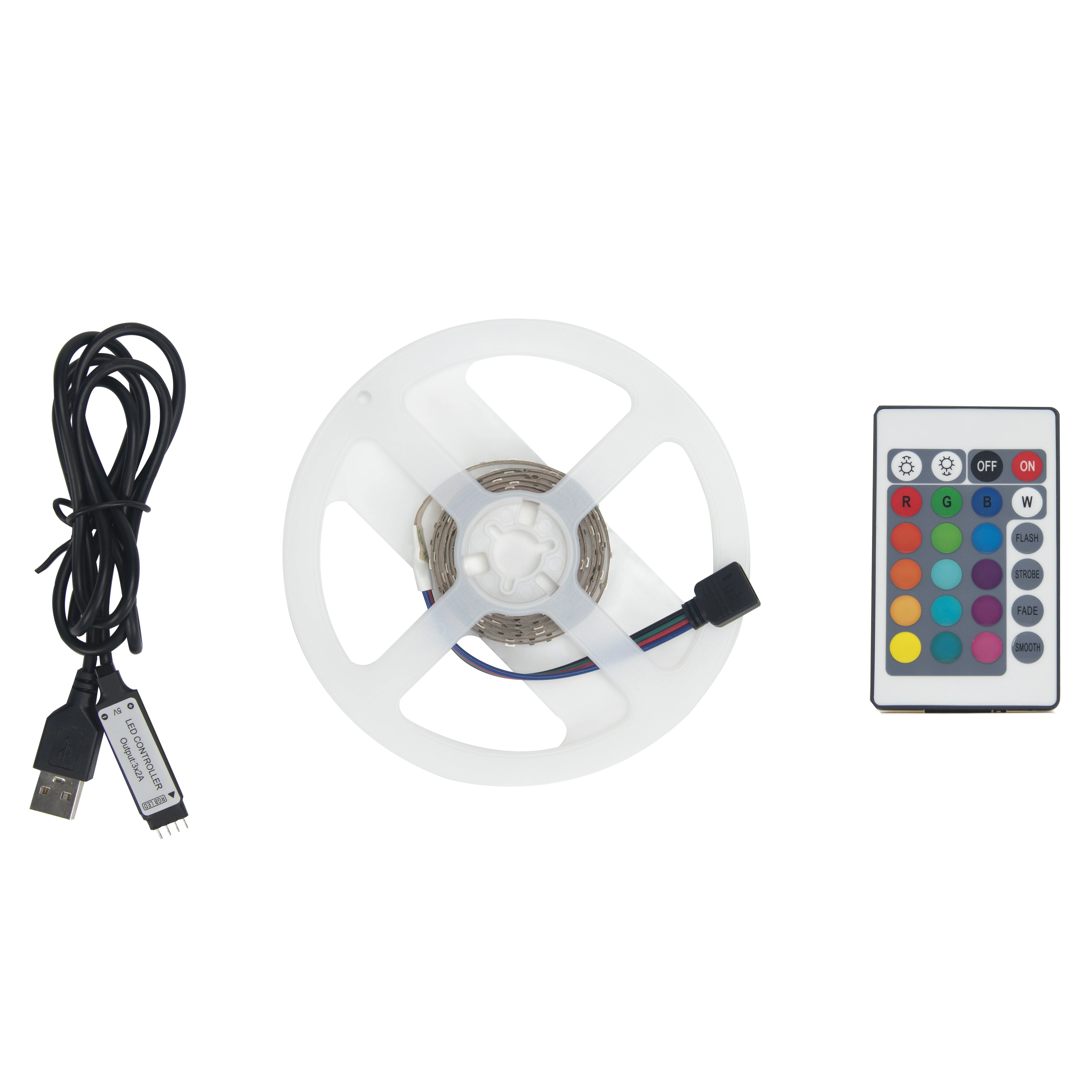 Remote Control Led strip light Kit Smd 2835 RGB Led Strip Light USB Power TV Back Car Decoration luces RGB Led