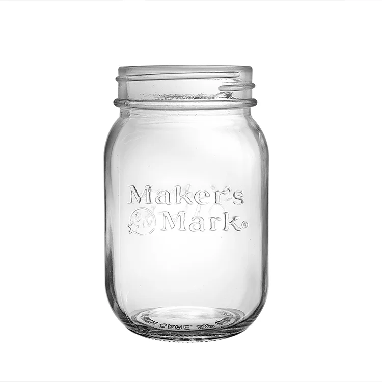 Customized logo 2oz 4 oz 8 oz Mini Round Mason Jar Emboss Logo Shot Glass Jar with Cap