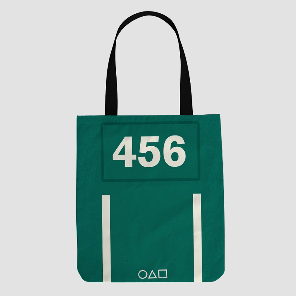 

custom Squid game amazona reusable foldable shopping promotional non woven bag