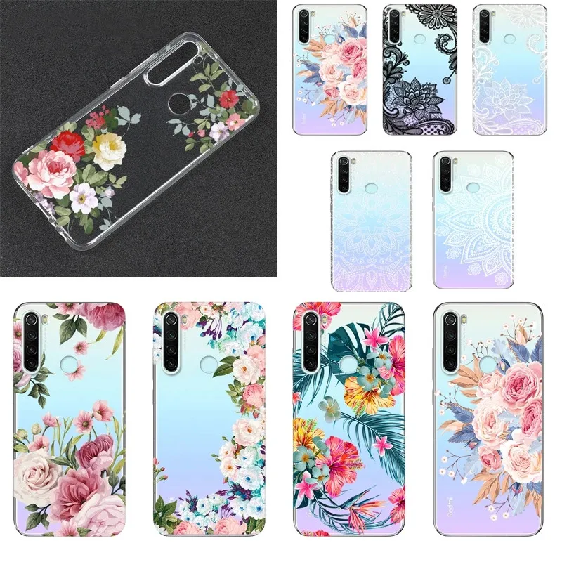 

Hot Sale Printed Flower Cover For Xiaomi Mi Poco x3 11 Note 10 Lite Cartoon Print Phone Case Mobile Phone Cover For Redmi Note 9