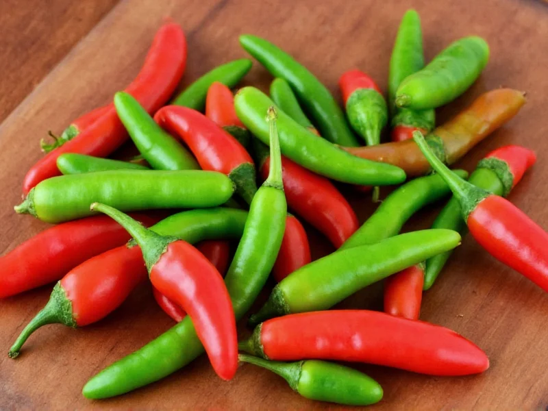Serrano Chilies Image: Visual Identification Guide