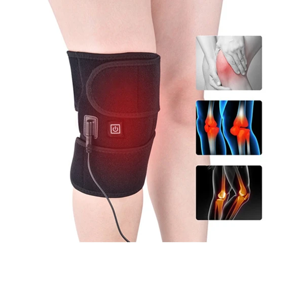 

Knee Heated Brace Wrap, Arthritis Knee Heating Pad Hot Therapy to Warm Joint and Relief Pain for Knee Stiff