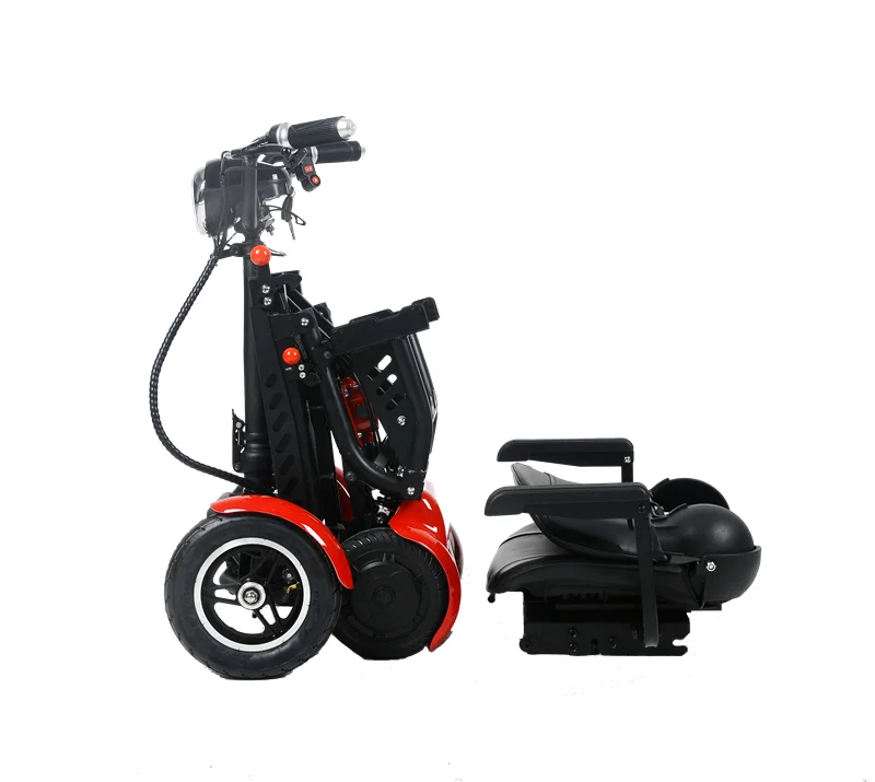 

Hot Product disabled Handicapped Foldable Lightweight 4 Wheel Power Mobility Electric Scooter for Adult, Customized