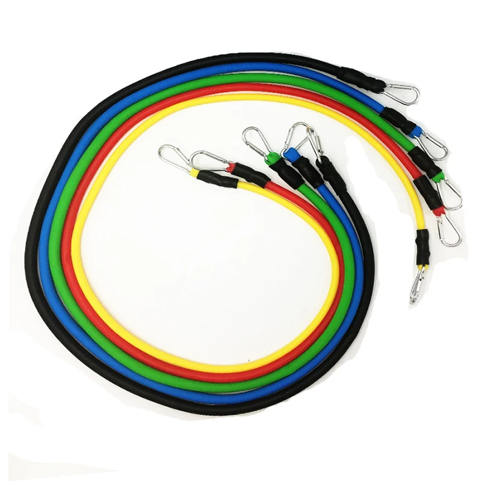 

New style pull rope 5color multipurpose resistance bands sets high quality factory price latex resistance bands, 5colors