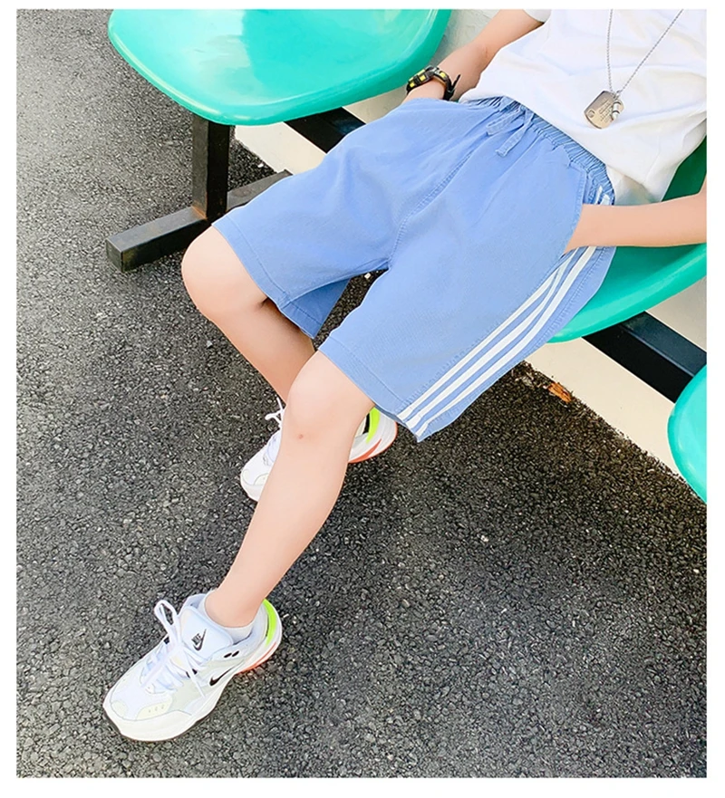 夏季超薄男孩短裤牛仔短裤内裤孩子沙滩短运动裤童装