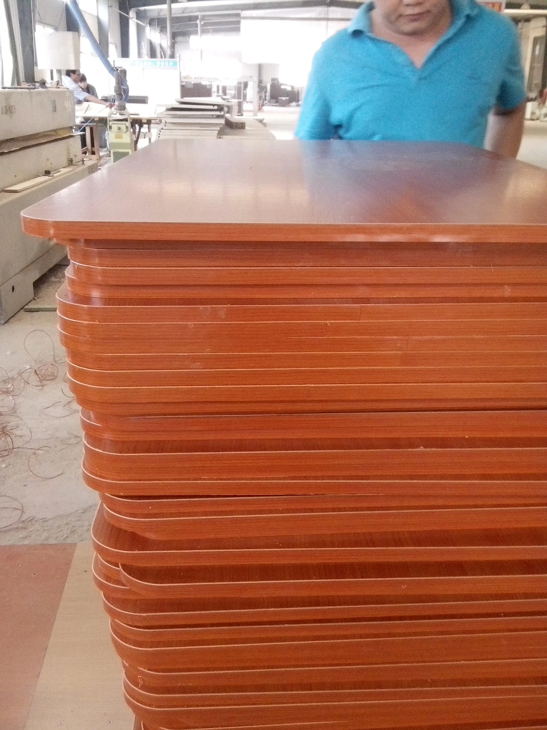 Melamine Laminated Particle Board Table Top With Pvc Edge Banding Buy