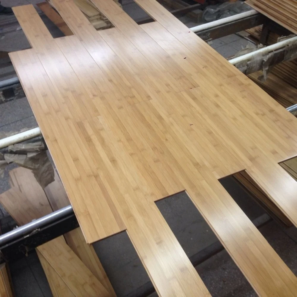 
Horizontal natural solid bamboo flooring with FSC certificate 