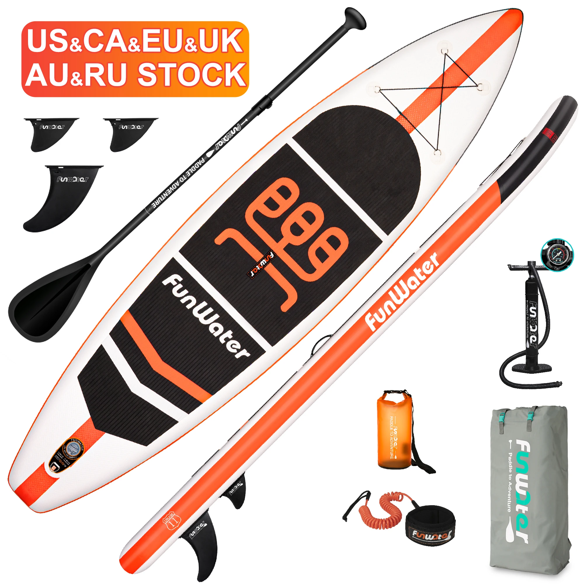 

FUNWATER Dropshipping OEM Wholesale sup paddleboard gonflable manufacture padel surf inflatable sub water sports soft surfboard