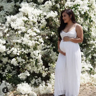 

F50264A Hot sale strapless back with adjustable straps for full-length sleeveless dress for pregnant women, As picture