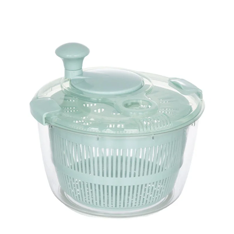 

Vegetable Salad Spinner Salad Fruit and Vegetable Dehydrater Drain Basket Household Vegetable and Fruit Cleaning Kitchen Tool, Blue/pink