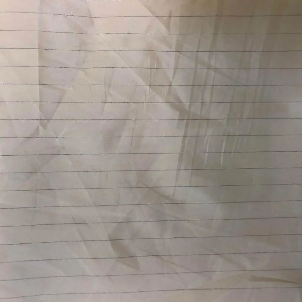 
100% polyester fiber 1.3 anti-static stripe cloth, with chemical filament 