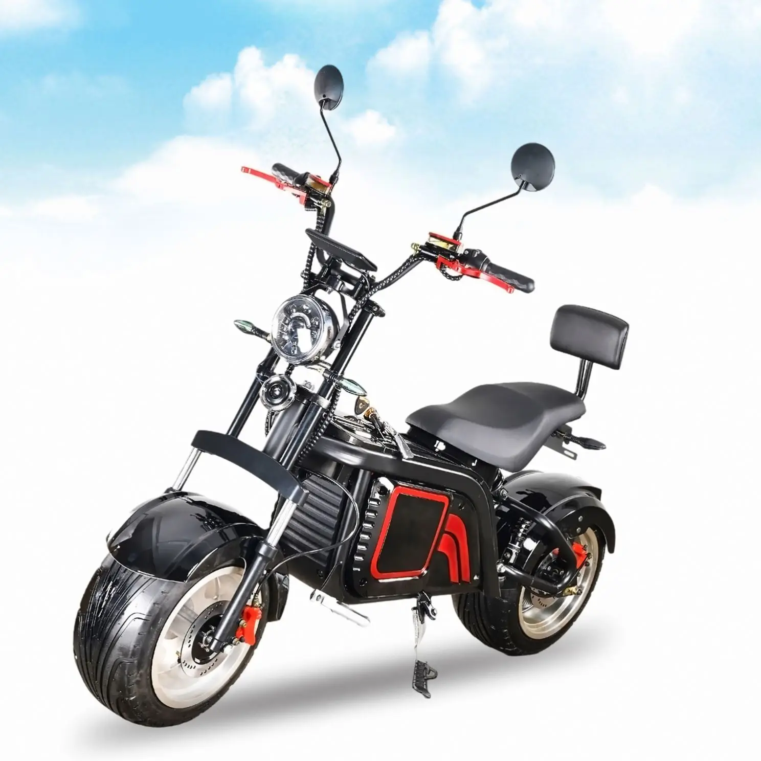 

New Arrival 1000W 60V Big Wheels Citycoco Holland Warehouse Do Drop Shipping Electric Vehicle With Removable Battery Scooter