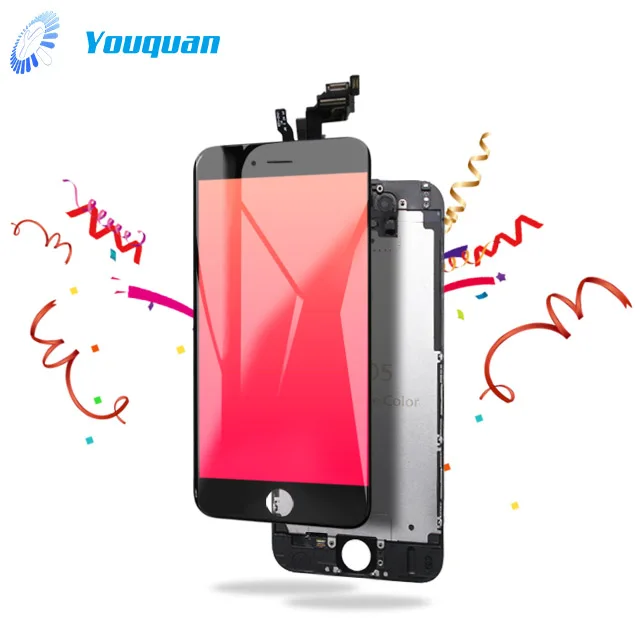 

Wholesale SO5 quality mobile phone lcd screen replacement, cell phone lcd display for iphone 6, Black/white