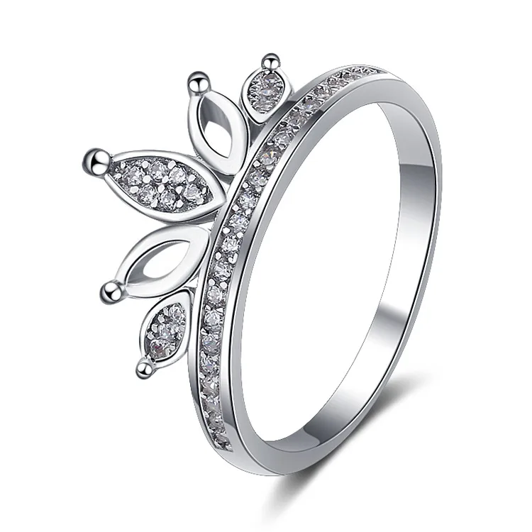 

Fashion Magic Crown Zircon Rings for Women Wedding Ring Engagement Jewelry Valentine's Day